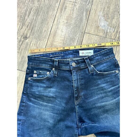 Adriano Goldschmied Women's Blue Mari High-Rise Slim Straight Leg Jeans Size 26 - Picture 7 of 13